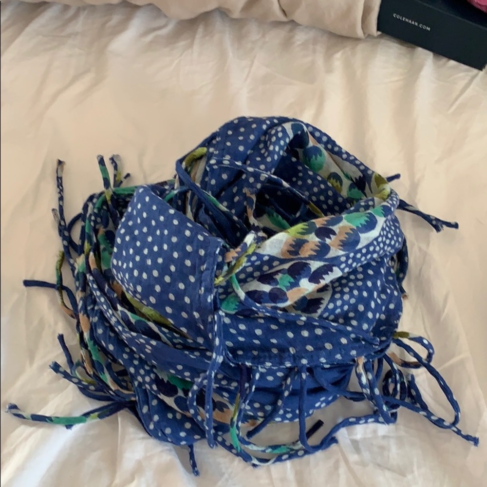 Blue scarf